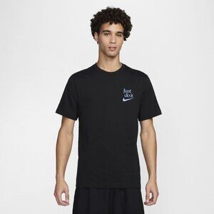 Nike Mens Nike NSW Win ENO QS TEE - Mens Black/Blue Size L